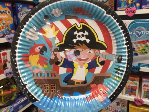 8 assiettes captain pirate 4492 1 Amscan