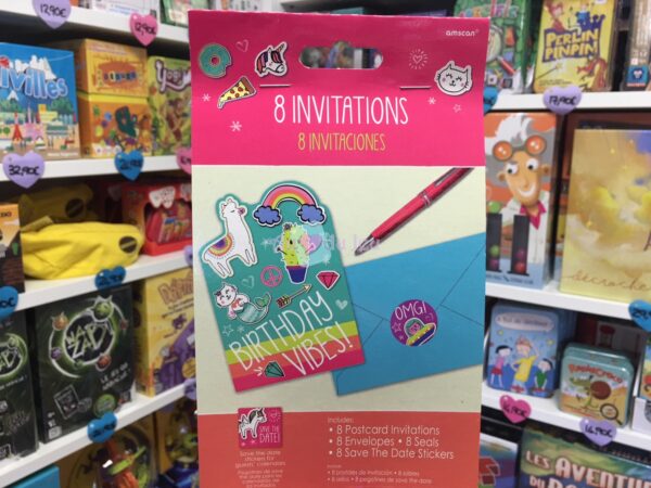 8 cartons invitations selfie celebration 3601 1