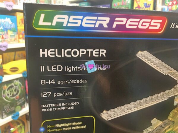 8 in 1 helicopter 127 pieces 3694 3 Laser Pegs