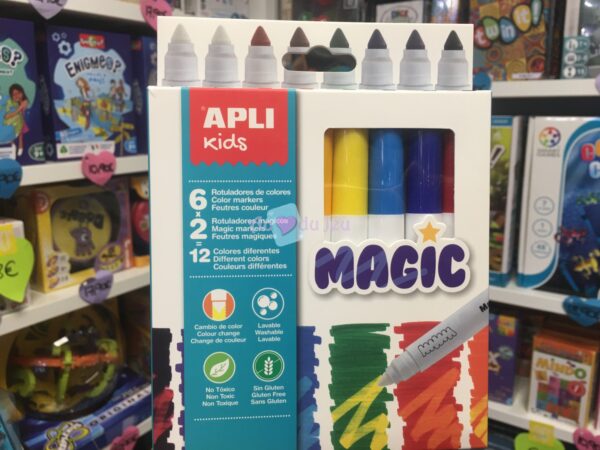 8 marqueurs magiques 4687 1 APLI Kids