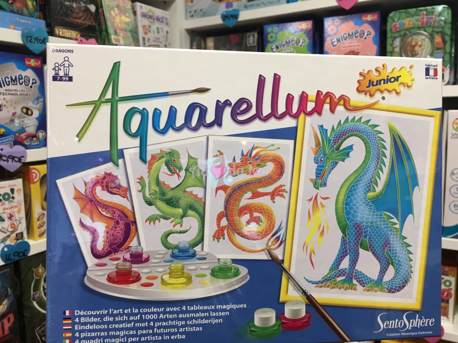 Aquarellum Junior Dinosaures - Au Coeur du Jeu