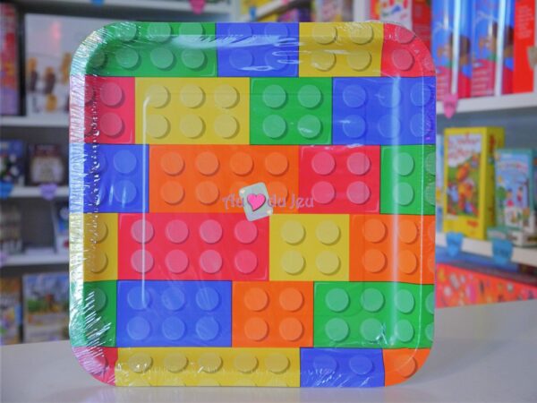 8 Assiettes Lego