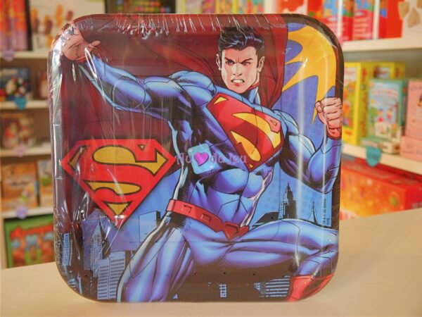 8 Assiettes Superman