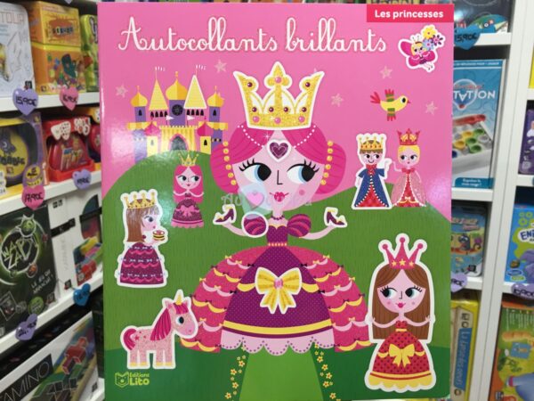 autocollants brillants princesses 3828 1 Editions Lito