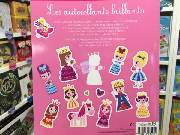 autocollants brillants princesses 3828 2 Editions Lito
