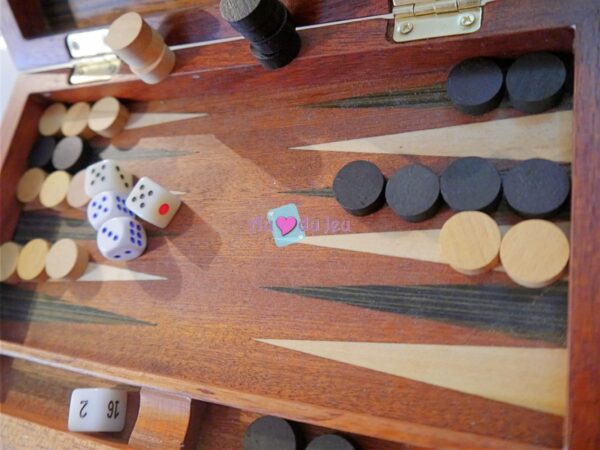 backgammon de voyage en bois 869 4