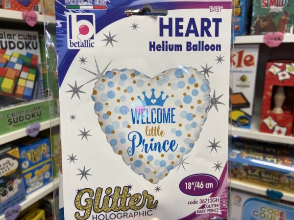 ballon 46 cm welcome little prince 7449 1 Grabo