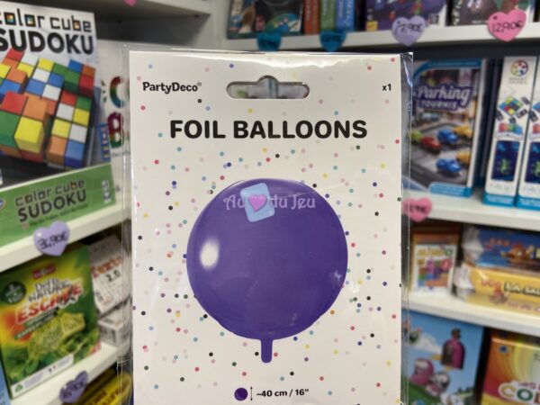 ballon boule violet 40cm 7044 1 PartyDeco