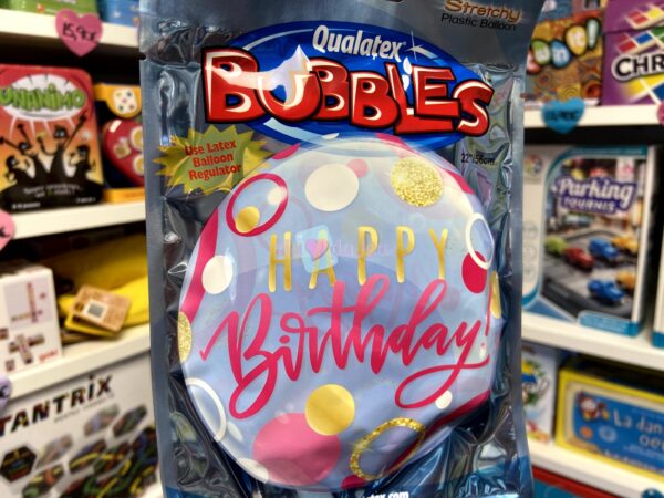 ballon bubbles happy birthday rose 5238 1