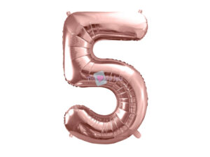 Ballon Chiffre 5 - Rose Gold (86 cm) PartyDeco