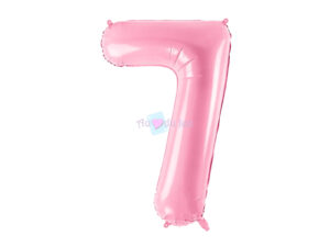 Ballon Chiffre 7 - Rose Clair (86 cm) PartyDeco