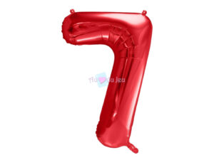 Ballon Chiffre 7 - Rouge (86 cm) PartyDeco