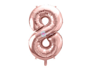 Ballon Chiffre 8 - Rose Gold (86 cm) PartyDeco