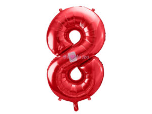 Ballon Chiffre 8 - Rouge (86 cm) Amscan