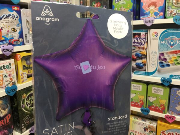 ballon helium saint luxe violet 48 cm 4123 1 Amscan