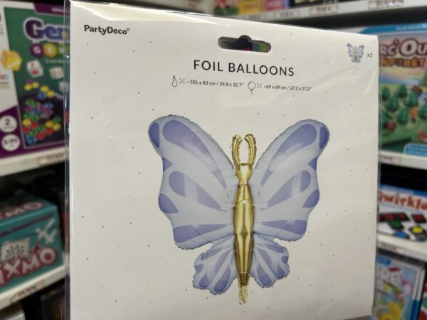 Ballon Papillon Bleu