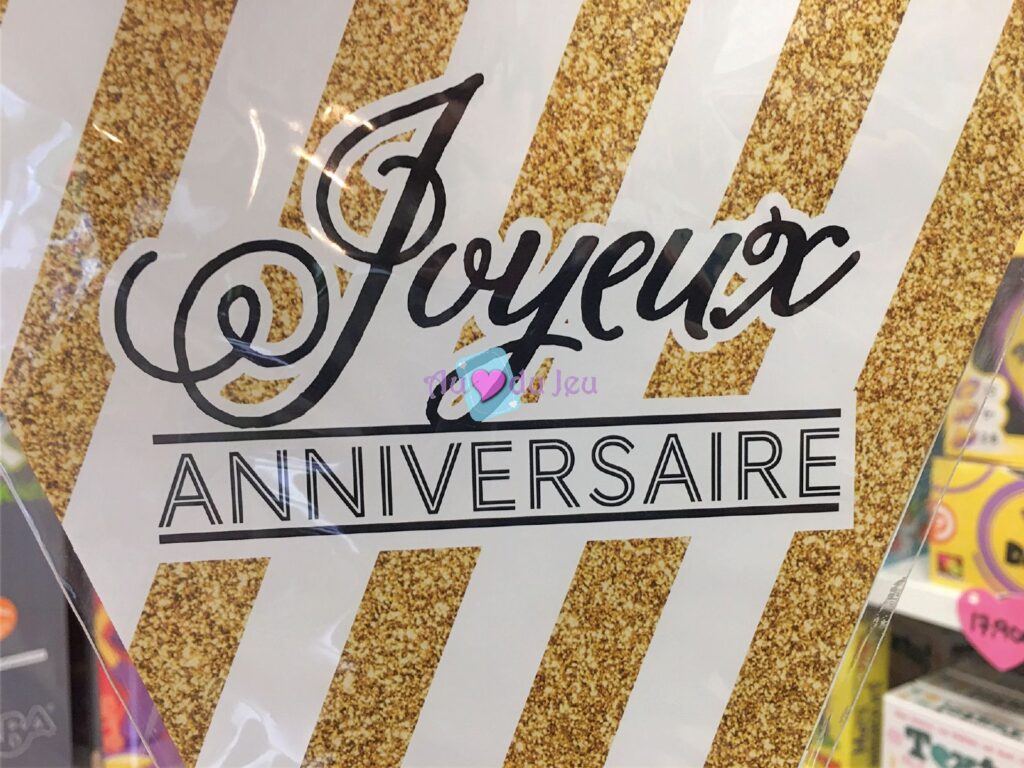 Banderole Joyeux Anniversaire - Au Coeur du Jeu