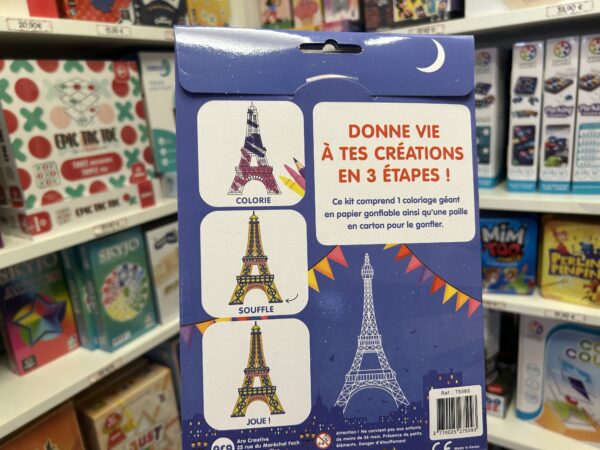 Coloriage Gonflable Tour Eiffel