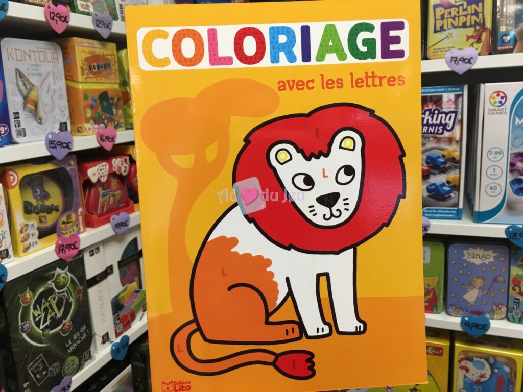Coloriage Magique Lettres Editions Lito - Au Coeur du Jeu