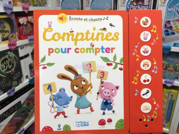 comptines pour compter 3804 1 Editions Lito