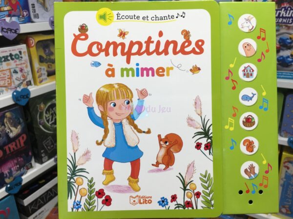 comptines pour mimer 3805 1 Editions Lito