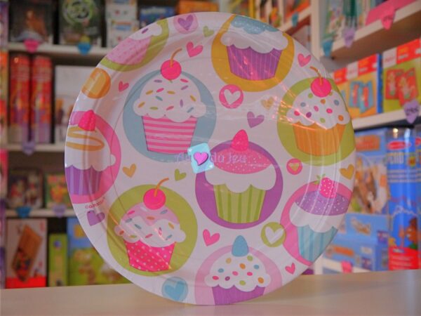 8 Assiettes Cupcake