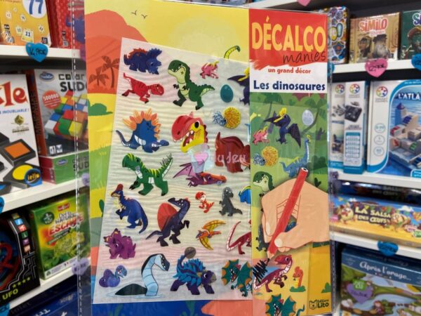 decalco les dinosaures 6446 1 Editions Lito