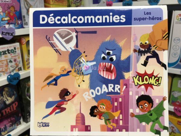 decalcomanies super heros 3800 1 Editions Lito
