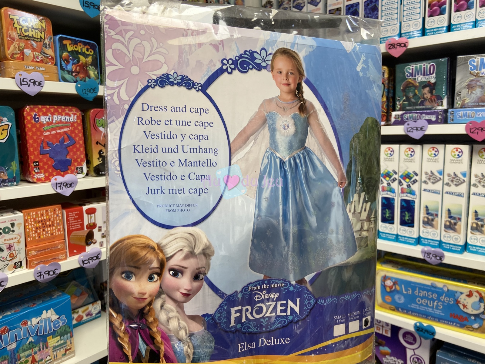 Déguisement Elsa la Reine des Neiges Deluxe fille
