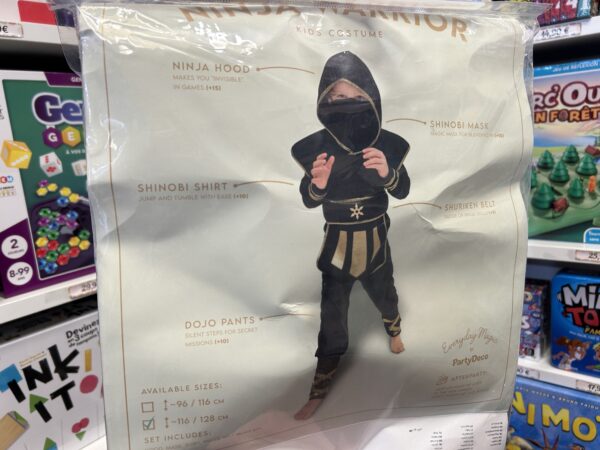 deguisement ninja 116 128 cm 9874 scaled PartyDeco