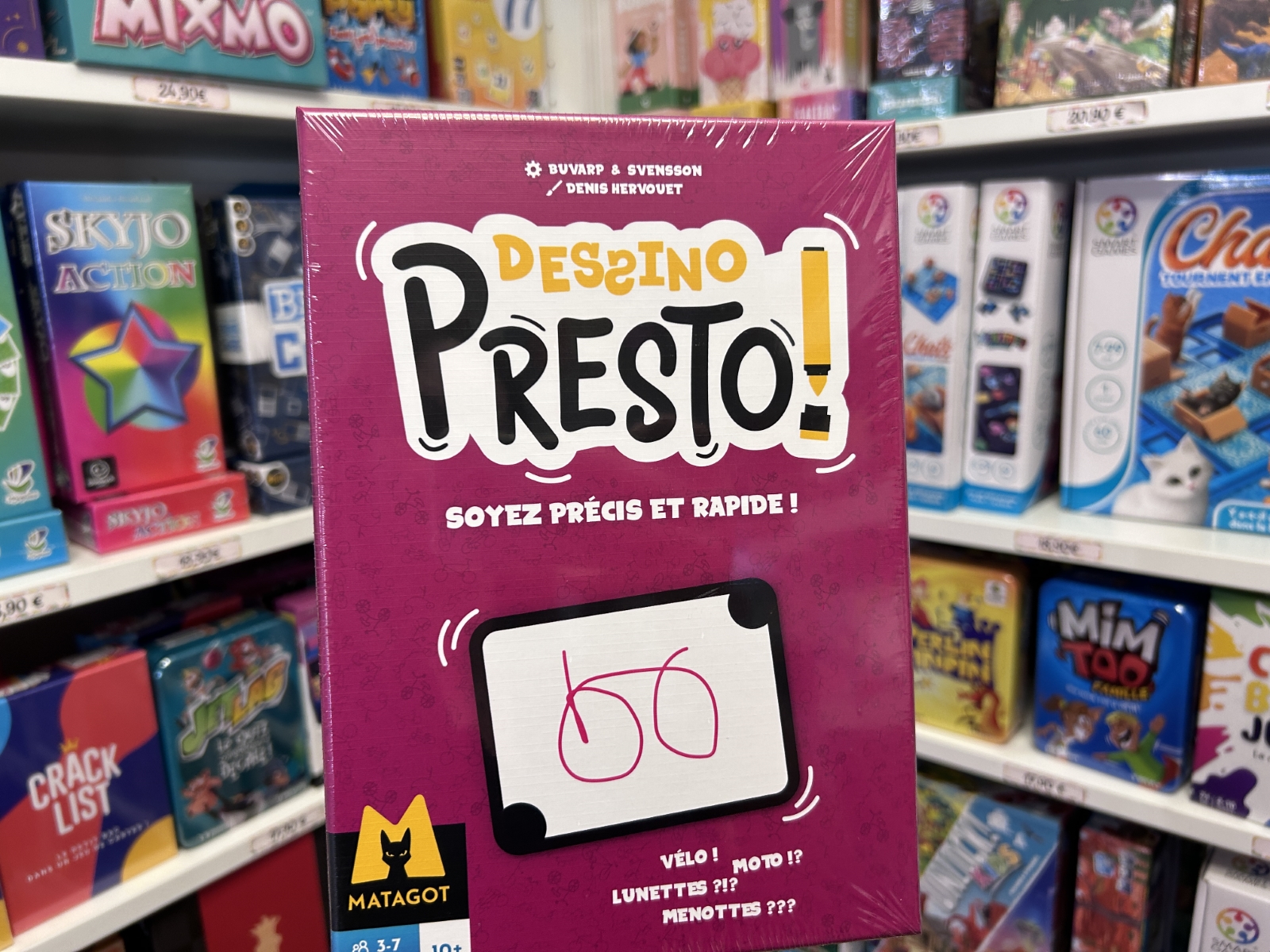 Dessino Presto, Jeux de société / cartes