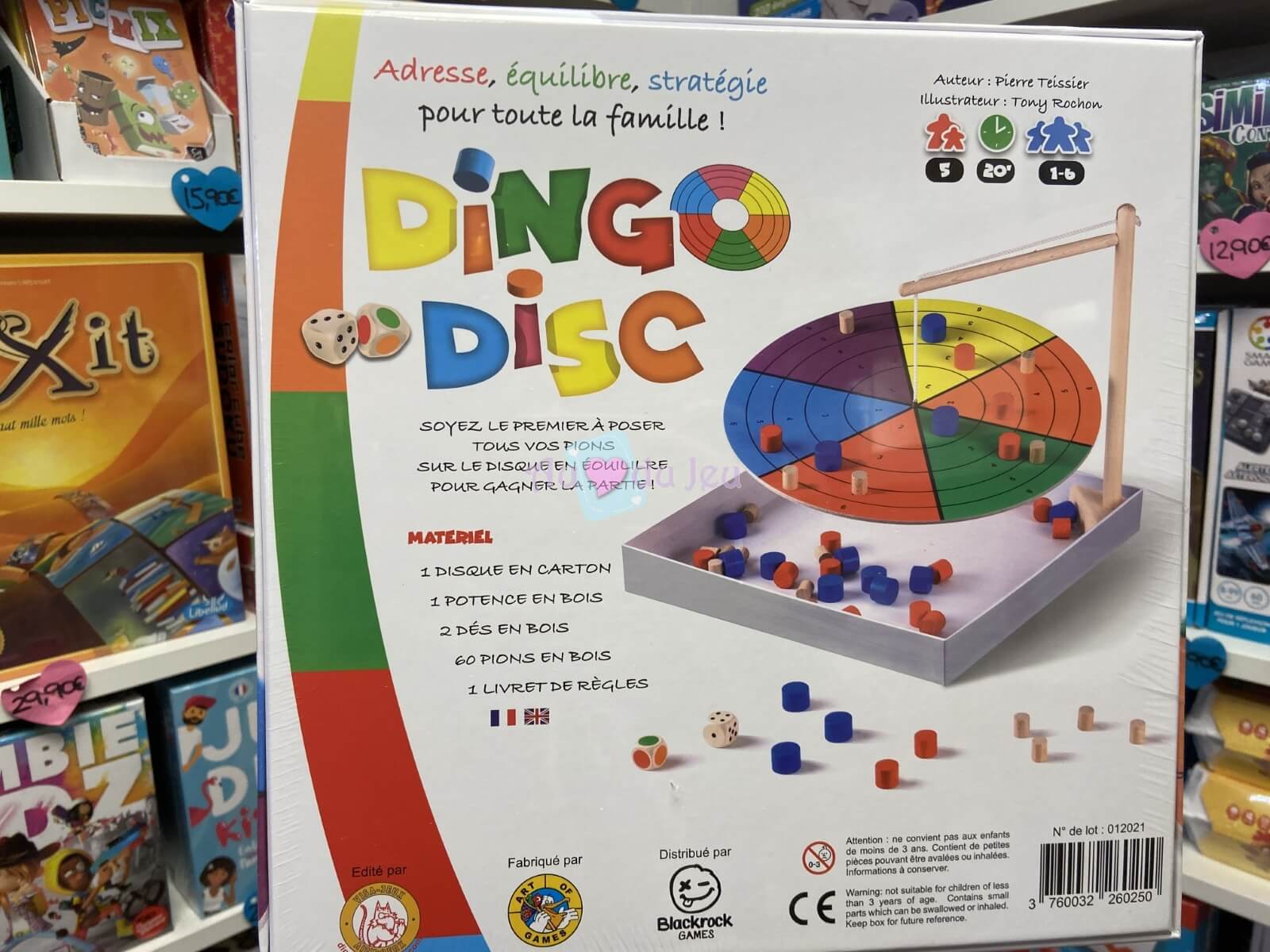 Nouveauté de la semaine] Le jeu en bois Dingo Disc revient dans