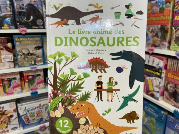 documentaire pop up le livre anime des dinosaure 5900 1 Editions Tourbillon