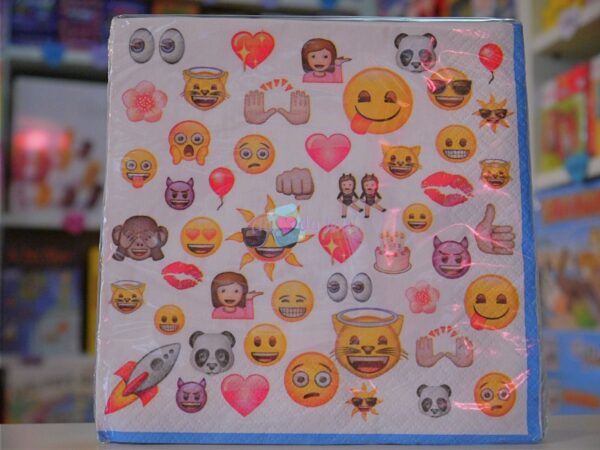 16 Serviettes Emoji