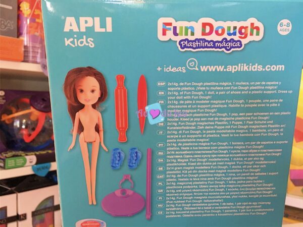 fun dough poupee brune 2853 2 APLI Kids