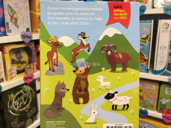 gommettes animaux montagne 3818 2 Editions Lito