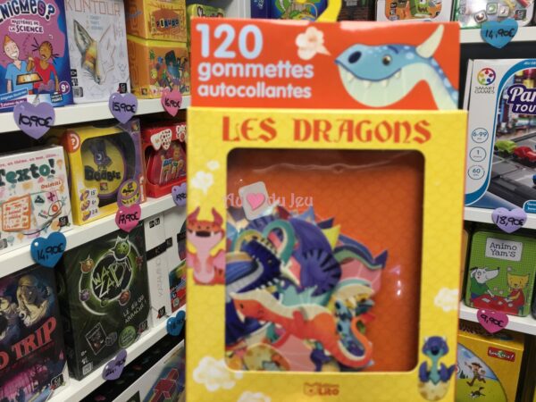 gommettes les dragons 3814 1 Editions Lito