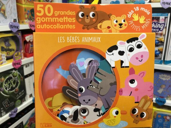 gommettes petites mains bebes animaux 3899 1 Editions Lito