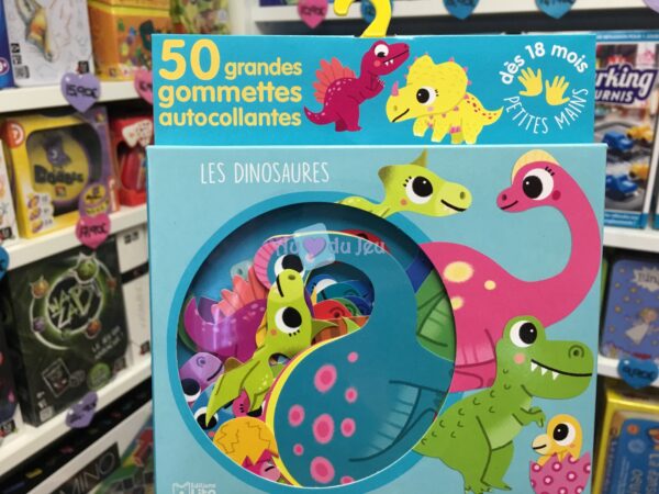 gommettes petites mains dinosaures 3898 1 Editions Lito
