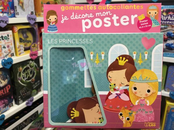 gommettes poster princesses 3819 1 Editions Lito