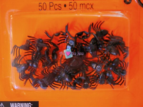 halloween 50 mini araignees 1832 2 Amscan