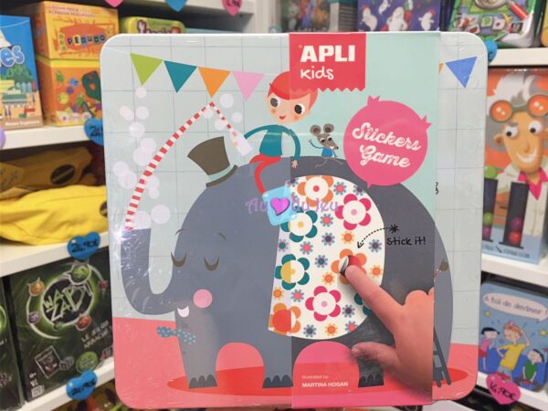 jeu de gommettes elephant 3563 1 APLI Kids