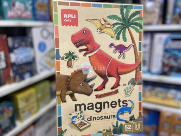 jeu magnetique dinosaures 8515 1 APLI Kids