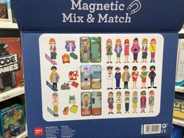 Jeu Magnétique Mix And Match APLI Kids