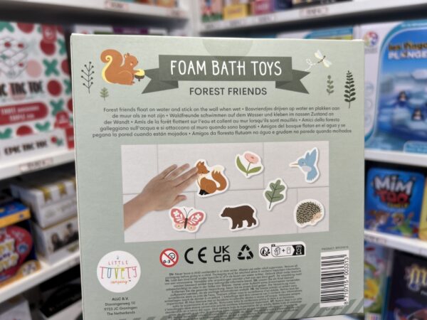 jouets de bain en mousse animaux foret 9669 1