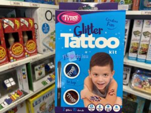 Kit de Tatouages Glitter Bleu Tytoo