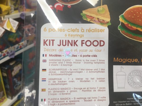 kit plastique dingue kit junk food 4964 2 Graine Creative