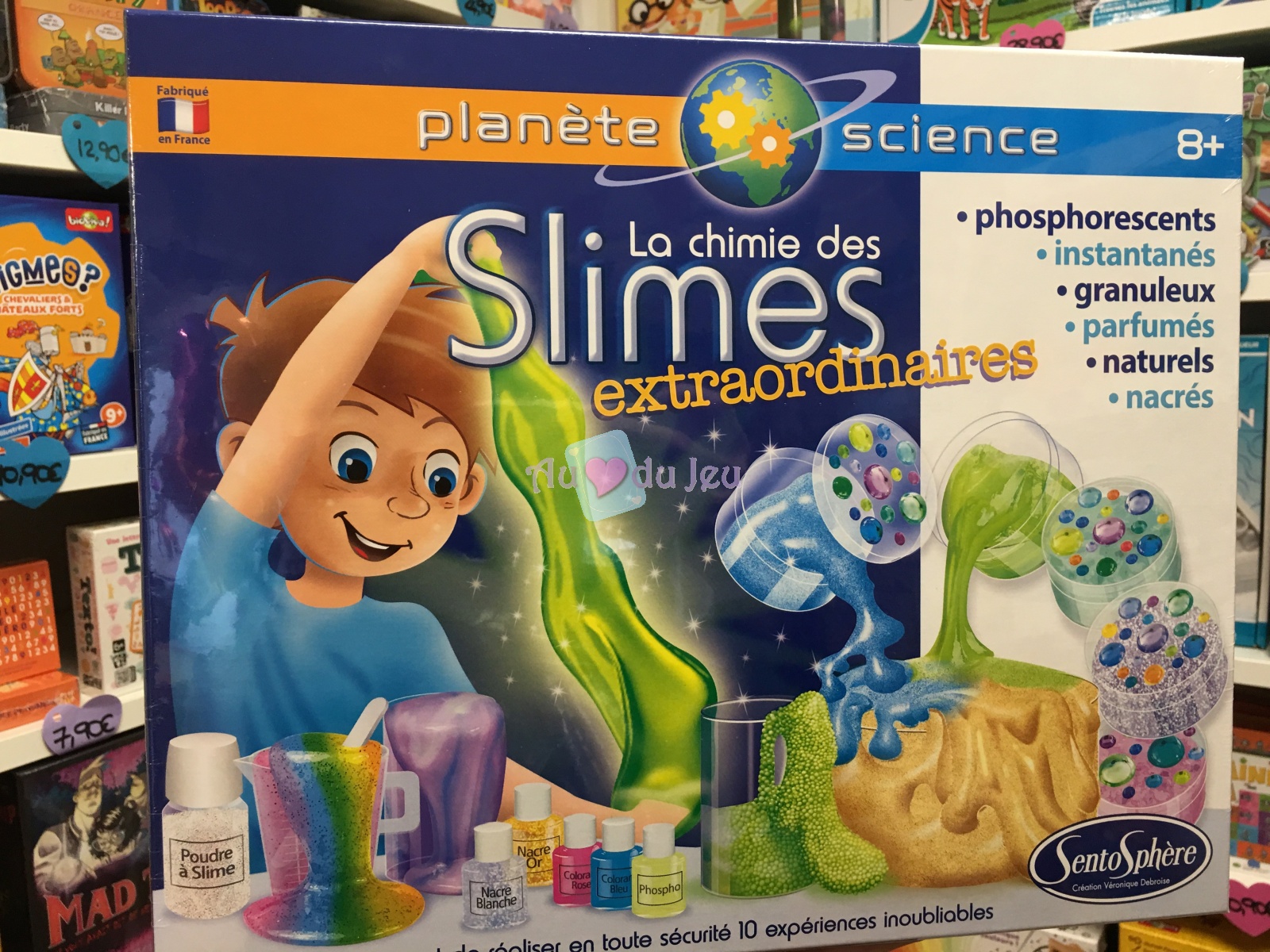 Planète science : la chimie du slime - Jeux et jouets Sentosphère - Avenue  des Jeux