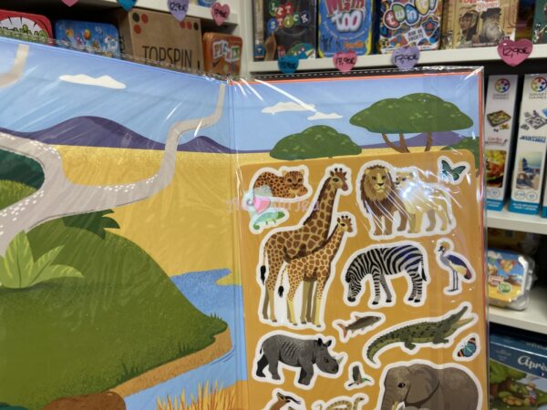 livre stickers repotionnables safari 6181 2 Tiger Tribe