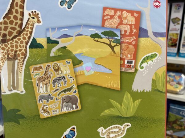 livre stickers repotionnables safari 6181 4 Tiger Tribe